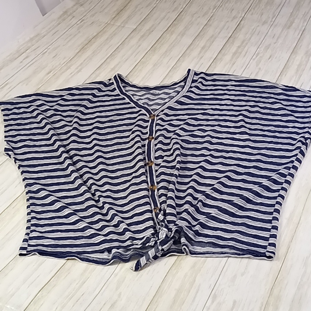 ana A New Approach Short Sleeve Lightweight V-Neck Sweater Size 3X - Picture 2 of 11